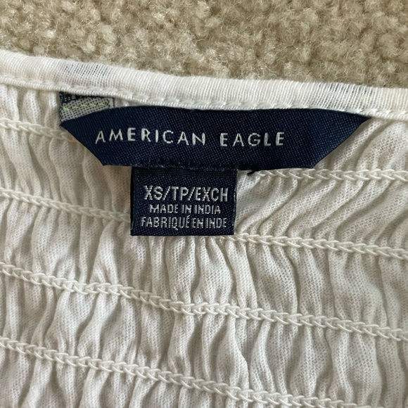 American Eagle White Crop Top - Picture 2 of 2